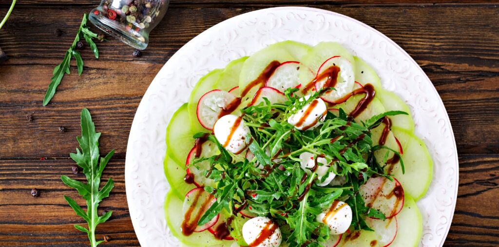 Prato comida orgânica