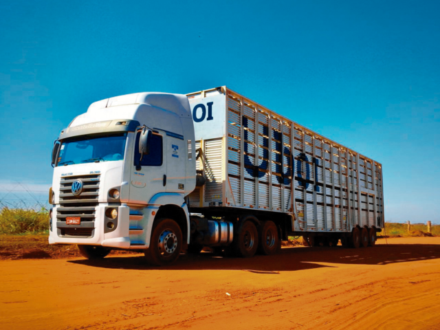 Caminhão do Uboi. Foto: JBS Transportadora/divulgação